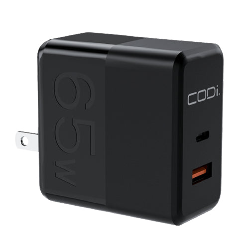 CODi A01106 mobile device charger Smartphone, Tablet Black AC Fast charging Indoor