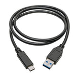Tripp Lite U428-C03-G2 USB cable USB 3.2 Gen 2 (3.1 Gen 2) 35.4" (0.9 m) USB A USB C Black