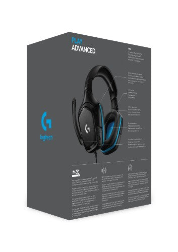 Logitech G 981-000769 headphones/headset Wired Head-band Gaming Black