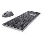 DELL KM7321W keyboard Mouse included Office RF Wireless + Bluetooth Gray, Titanium