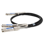 AddOn Networks DAC-Q56DD-2Q56-2M-AO InfiniBand/fibre optic cable 78.7" (2 m) QSFP-DD 2xQSFP56 Black, Silver