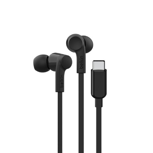 Belkin G3H0002FQBKV2 headphones/headset Wired In-ear Calls/Music USB Type-C Black