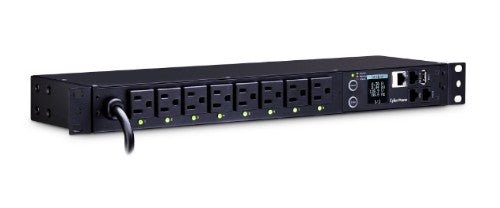 CyberPower PDU81001 power distribution unit (PDU) 8 AC outlet(s) 1U Black