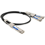 AddOn Networks CAB-D-2Q-400G2-5M-AO InfiniBand/fibre optic cable 98.4" (2.5 m) QSFP-DD 2x QSFP56 Black, Metallic