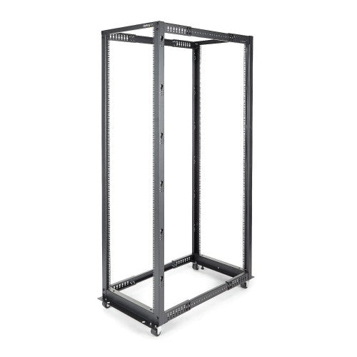 StarTech.com 4POSTRACK42 rack cabinet 42U Freestanding rack Black