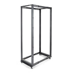 StarTech.com 4POSTRACK42 rack cabinet 42U Freestanding rack Black