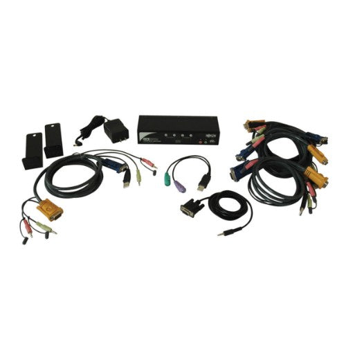 Tripp Lite B006-VUA4-K-R KVM switch Black
