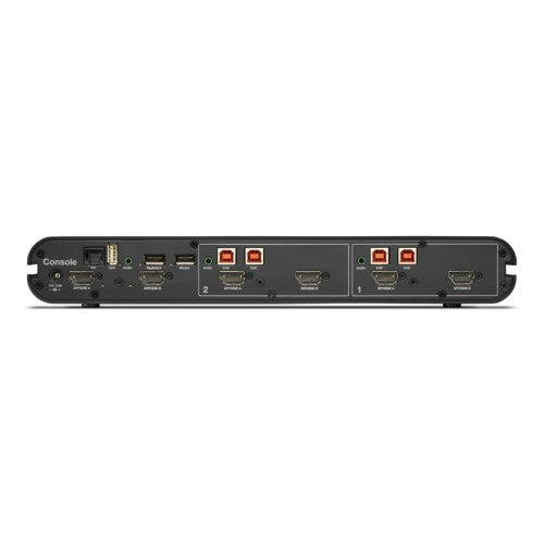 Belkin Universal 2nd Gen Secure KVM switch Rack mounting Black