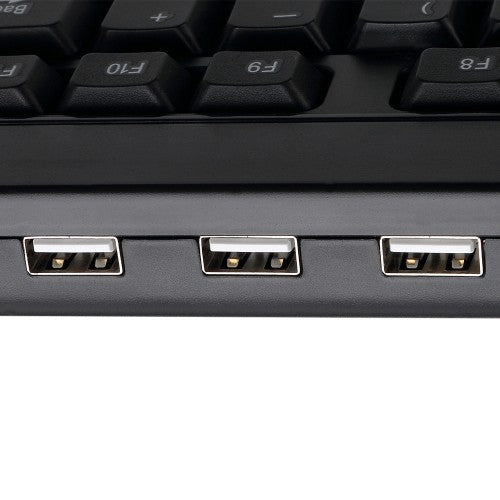 Adesso AKB-132HB keyboard Universal USB QWERTY US English Black