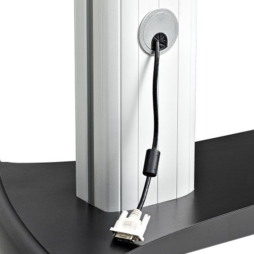 StarTech.com STNDMTVDUO TV mount/stand 60" Black, Silver