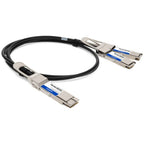 AddOn Networks DAC-Q56DD-2Q56-2M-AO InfiniBand/fibre optic cable 78.7" (2 m) QSFP-DD 2xQSFP56 Black, Silver