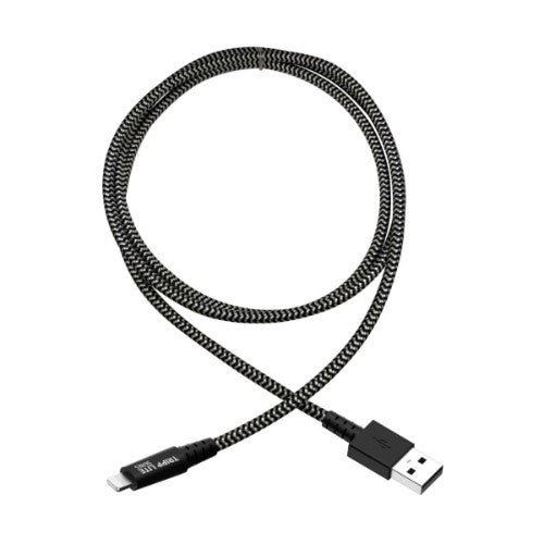 Tripp Lite M100-006-HD lightning cable 70.9" (1.8 m) Black, Metallic