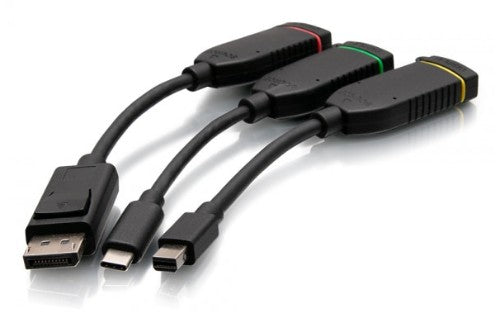 C2G C2G30028 HDMI Mini DisplayPort, DisplayPort, USB-C Black