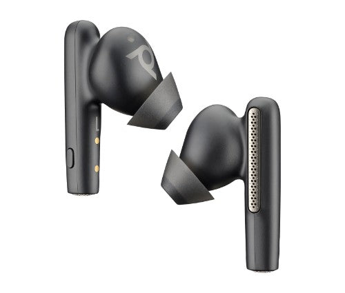 HP Poly Voyager Free 60 UC Carbon Black Earbuds +BT700 USB-C Adapter +Basic Charge Case