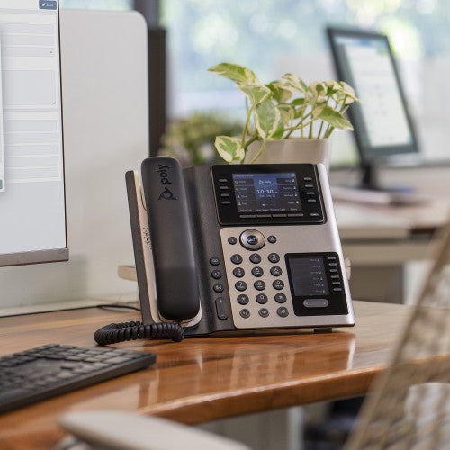 HP Poly Edge E400 IP Phone and PoE-enabled GSA/TAA