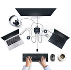 StarTech.com C2-D46-UC2-CBL-KVM KVM switch Black