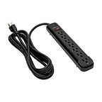 Tripp Lite TLP712B surge protector Black 7 AC outlet(s) 120 V 144.1" (3.66 m)