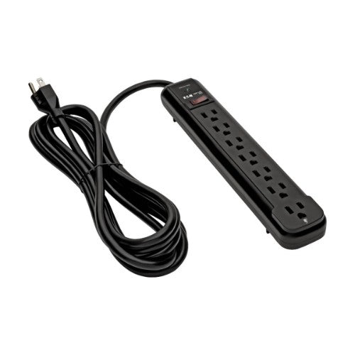 Tripp Lite TLP712B surge protector Black 7 AC outlet(s) 120 V 144.1" (3.66 m)