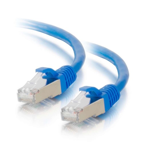 C2G 30ft Cat6 networking cable Blue 360" (9.14 m) S/UTP (STP)