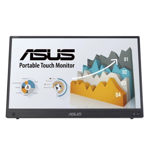 ASUS ZenScreen MB16AMTR computer monitor 15.6" 1920 x 1080 pixels Full HD LCD Touchscreen Black