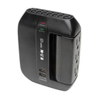 Tripp Lite SWIVEL6USB surge protector Black 6 AC outlet(s) 110 - 125 V
