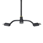 StarTech.com RLTCUB1MBK USB cable USB 2.0 39.4" (1 m) USB A Micro-USB B Black