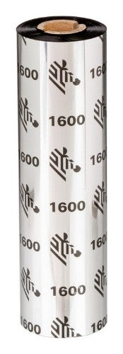 Zebra 1600 Wax thermal ribbon 17716.5" (450 m) Black