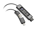 HP Poly DA85-M USB to QD Black Adapter TAA