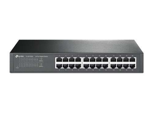 TP-Link TL-SG1024D network switch Unmanaged Gigabit Ethernet (10/100/1000) Gray
