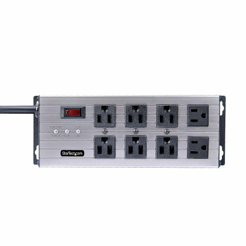 StarTech.com 8N515S12-POWER-STRIP power distribution unit (PDU) 8 AC outlet(s) Gray
