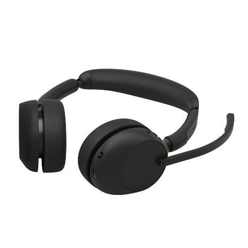 Jabra Evolve3 65 Headset Wireless Head-band Office/Call center USB Type-C Bluetooth Black