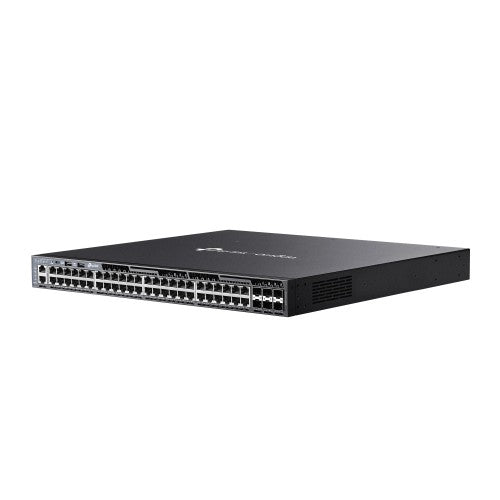 TP-Link Omada SG6654XHP network switch Managed L3 Gigabit Ethernet (10/100/1000) Power over Ethernet (PoE) 1U Black