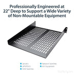 StarTech.com CABSHELF22V rack accessory Shelf
