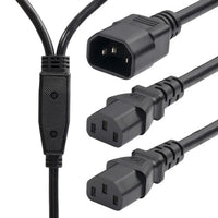 StarTech.com 8723-8600-POWER-CORD power cable Black 70.9" (1.8 m) C14 coupler 2 x C13 coupler