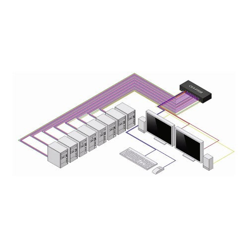 StarTech.com CK4-P208 KVM switch Black