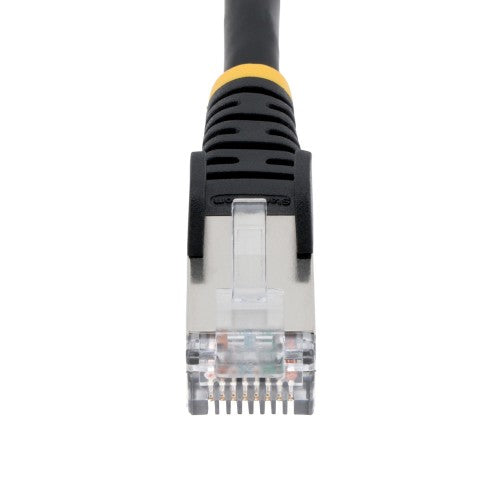 StarTech.com NLBK-2F-CAT6A-PATCH networking cable Black 23.6" (0.6 m) S/FTP (S-STP)