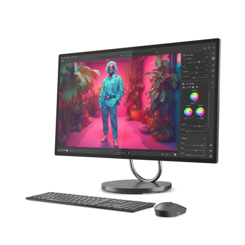 Lenovo Yoga AIO 32ILL10 Copilot+ PC Intel Core Ultra 7 258V 31.5" 3840 x 2160 pixels All-in-One PC 32 GB LPDDR5x-SDRAM 1 TB SSD NVIDIA GeForce RTX 4050 Windows 11 Pro Wi-Fi 7 (802.11be) Gray