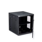 StarTech.com RK1224WALHM rack cabinet 12U Wall mounted rack Black