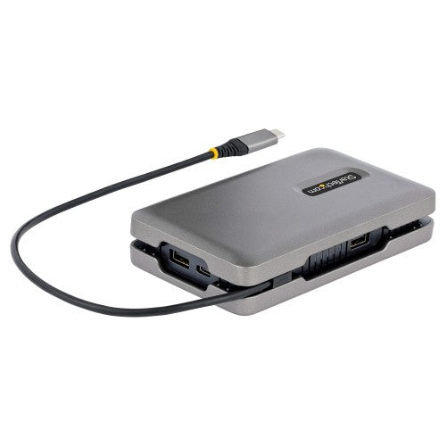 StarTech.com DKM31C3HVCPD laptop dock/port replicator Wired USB 3.2 Gen 2 (3.1 Gen 2) Type-C Gray