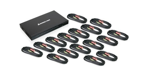 iogear GCS1816HKITU KVM switch Rack mounting Black