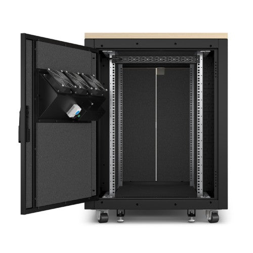 APC AR4017A rack cabinet 17U Freestanding rack Black, Maple color
