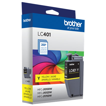 Brother LC401YS ink cartridge 1 pc(s) Original Standard Yield Yellow