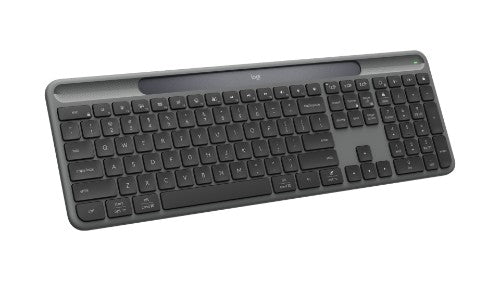 Logitech Signature Slim Solar+ K980 keyboard Universal RF Wireless + Bluetooth QWERTY US English Graphite