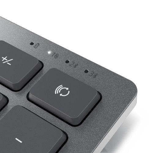 DELL KM7120W keyboard Mouse included Office RF Wireless + Bluetooth English Gray, Titanium