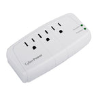 CyberPower CSB300W surge protector White 3 AC outlet(s) 125 V