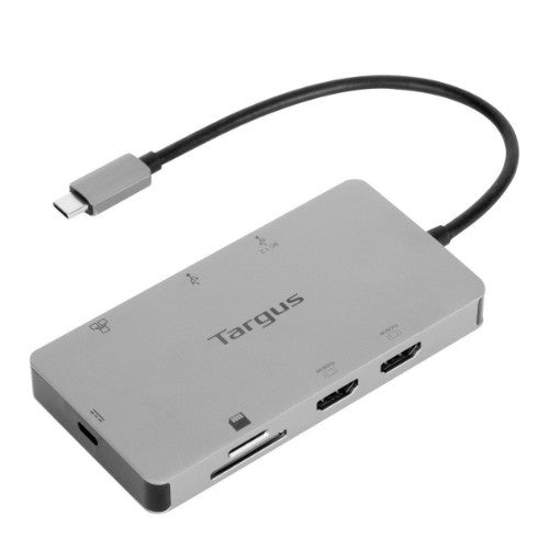 Targus DOCK423TT notebook dock/port replicator Wired USB 3.2 Gen 1 (3.1 Gen 1) Type-C Silver