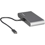 StarTech.com TB3DKM2HDL laptop dock/port replicator Wired Thunderbolt 3 Gray