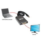 Tripp Lite U244-001-R USB graphics adapter Anthracite
