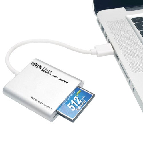 Tripp Lite U352-000-MD-AL card reader USB 3.2 Gen 1 (3.1 Gen 1) Type-A Silver