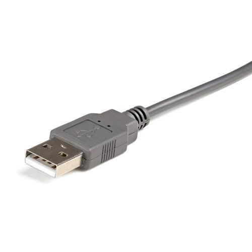 StarTech.com ICUSB232DB25 serial cable Gray 35.4" (0.9 m) USB Type-A DB-9
